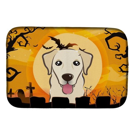 CAROLINES TREASURES Halloween Golden Retriever Dish Drying Mat BB1810DDM